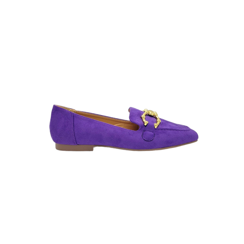 Mocasines en color lila.