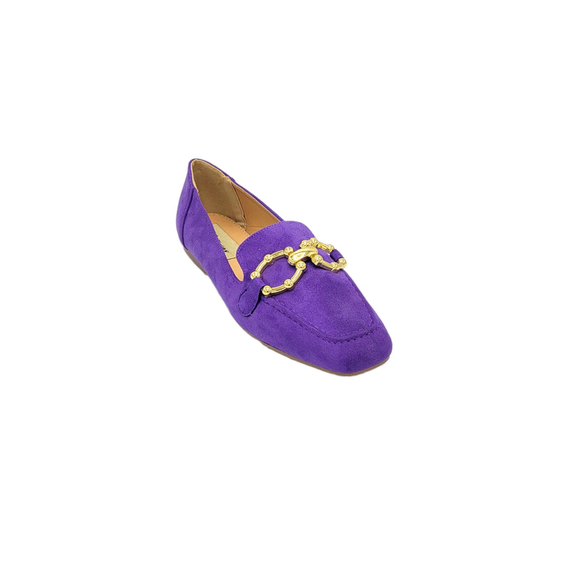 Mocasines en color lila.