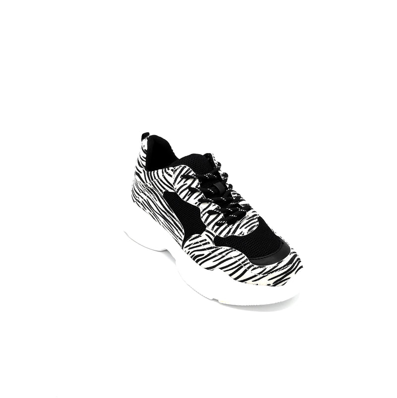 Sneaker deportiva zebra
